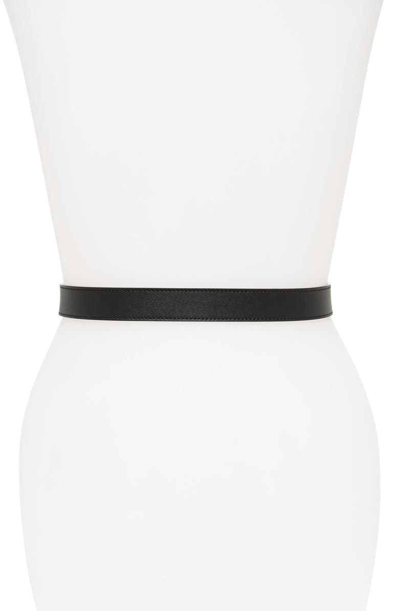 Gucci Calfskin Leather Belt, Alternate, color, 