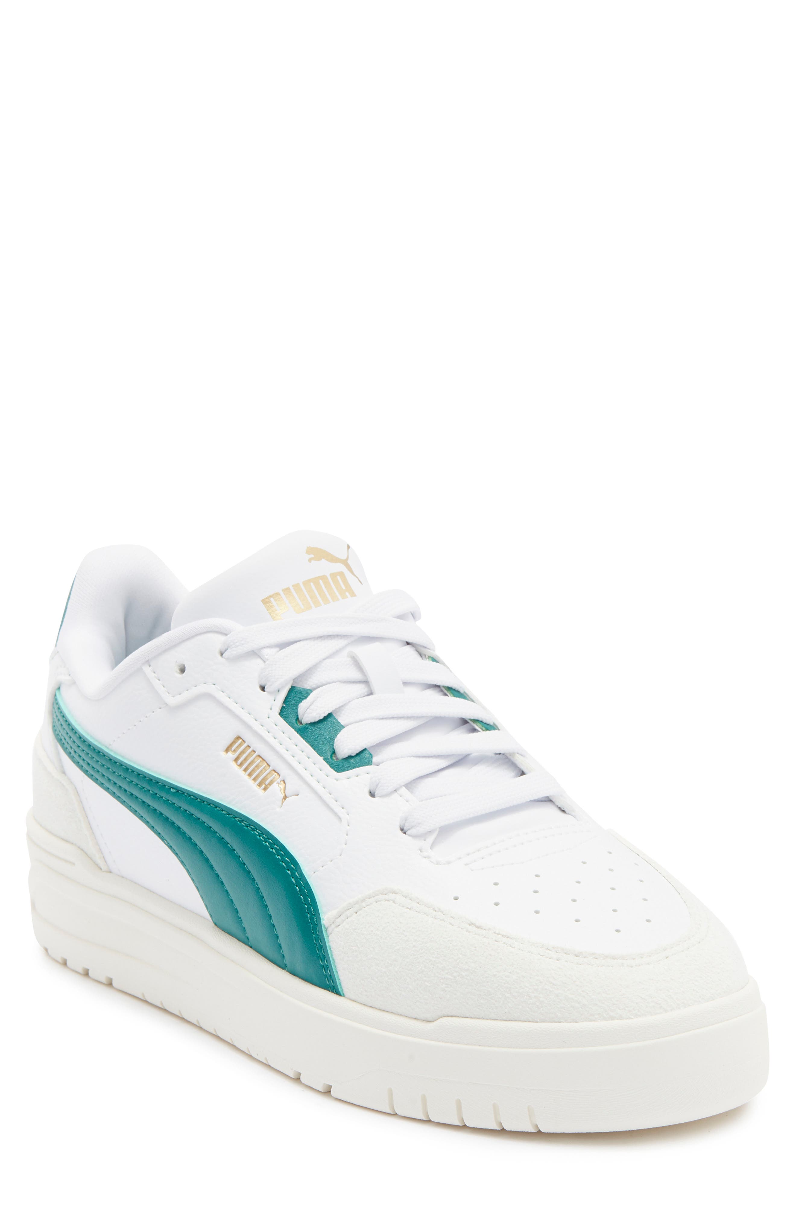  Puma White/ Wild Green/ Gray