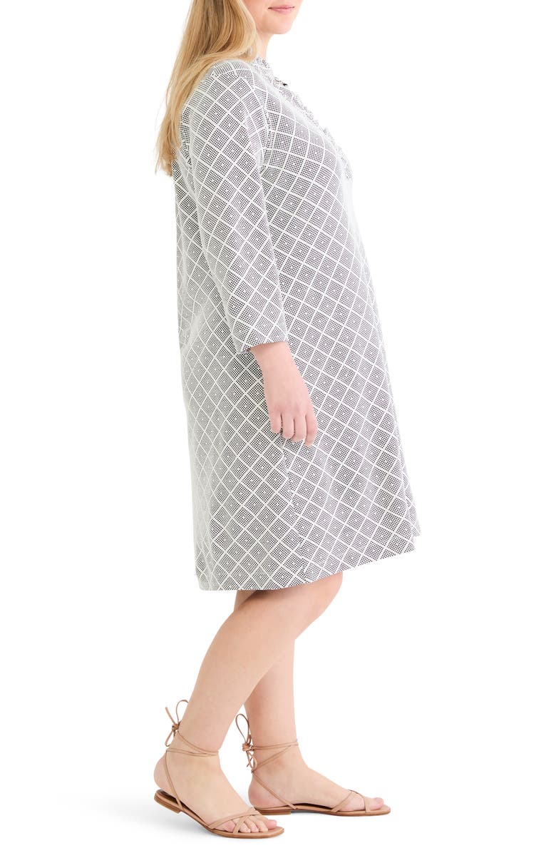 NIC+ZOE Clementine Diamond Print Sheath Dress, Alternate, color, Black Multi