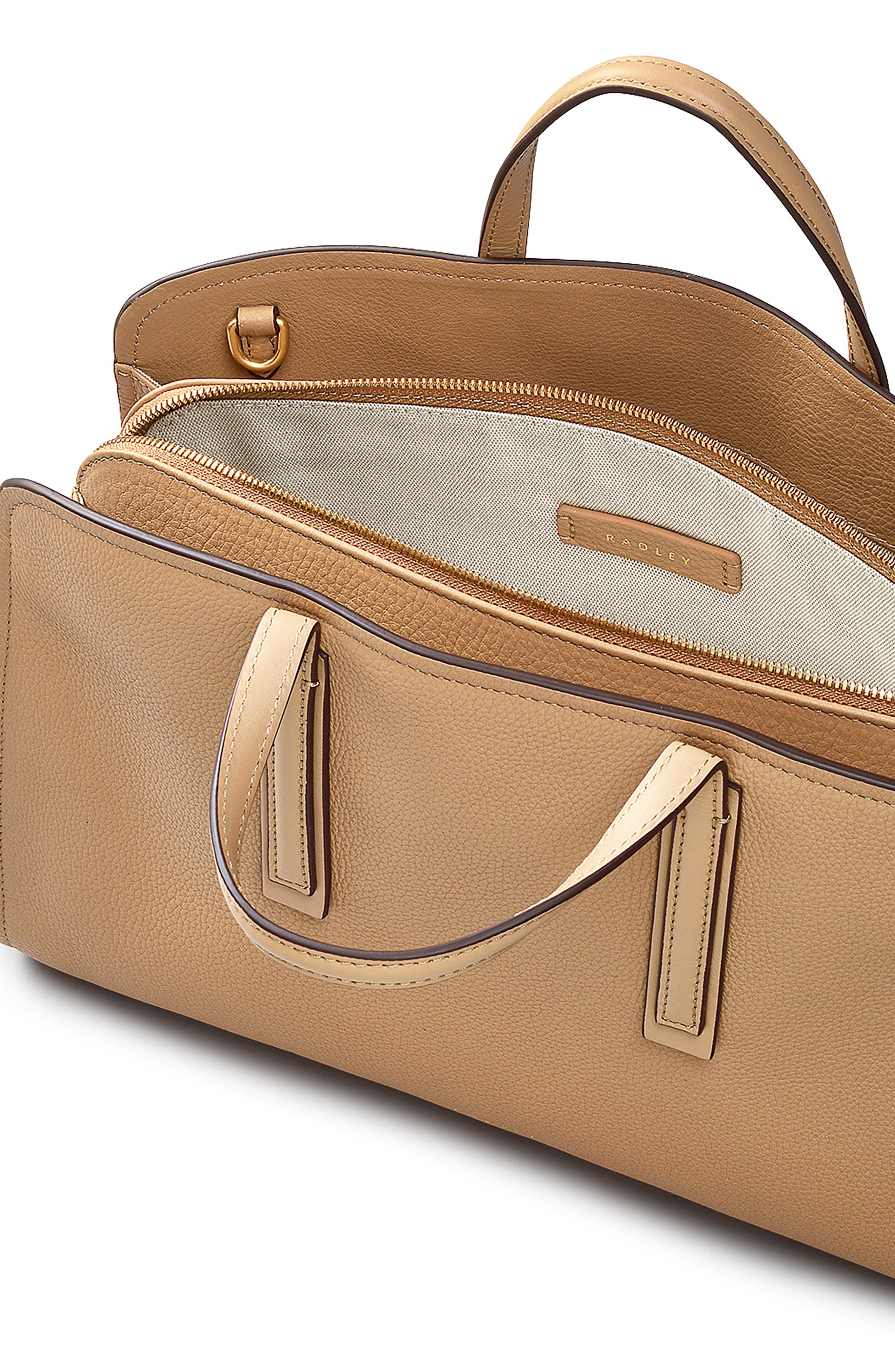 Radley Arragon Row Medium Zip Around Satchel Bag, Alternate, color, 