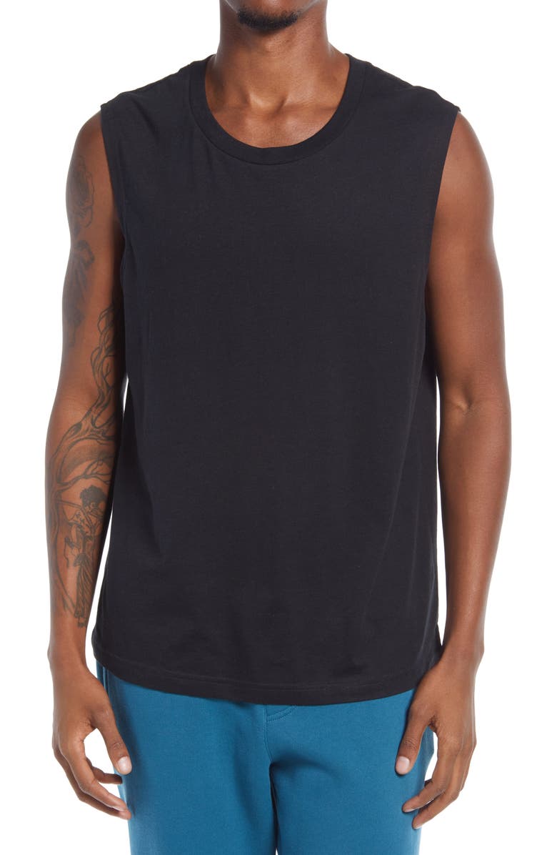 Alo The Triumph Sleeveless T-Shirt, Main, color, 