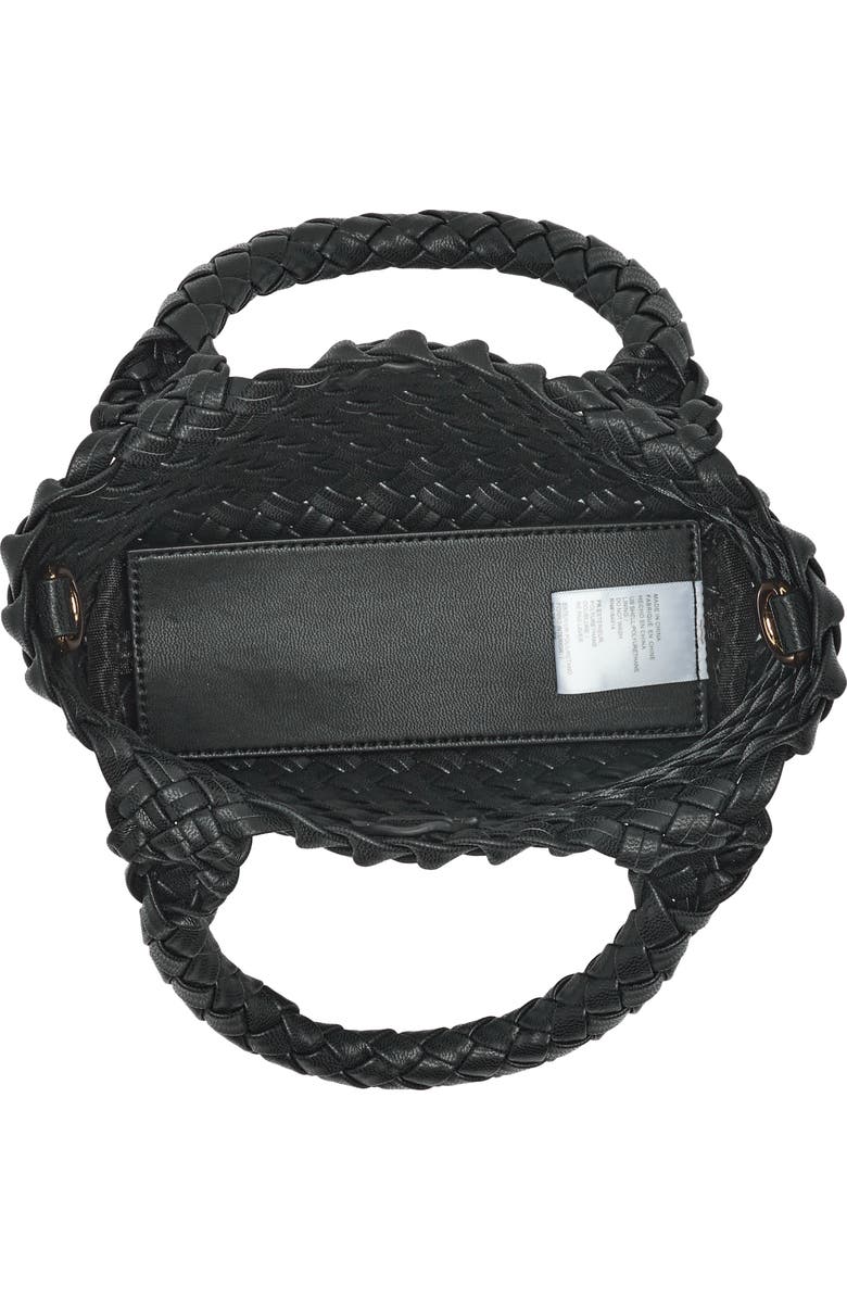 URBAN EXPRESSIONS HANDBAGS Diamond Weave Satchel, Alternate, color,