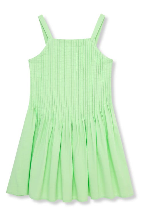 Habitual Kids Kids' Pintucked Dress In Light Green