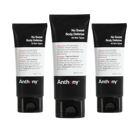 No Sweat Body Defense 3 oz Multi-Pack Of 3