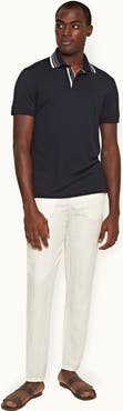 Orlebar Brown Cornell Linen Tailored Fit Washed Linen Trousers