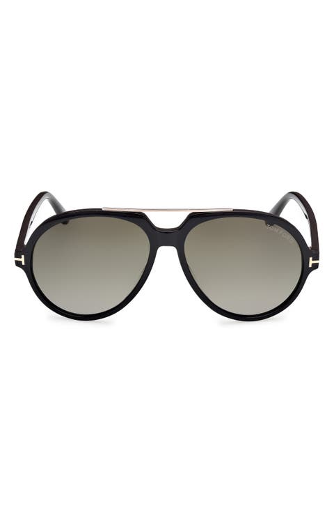 59mm Pilot Sunglasses