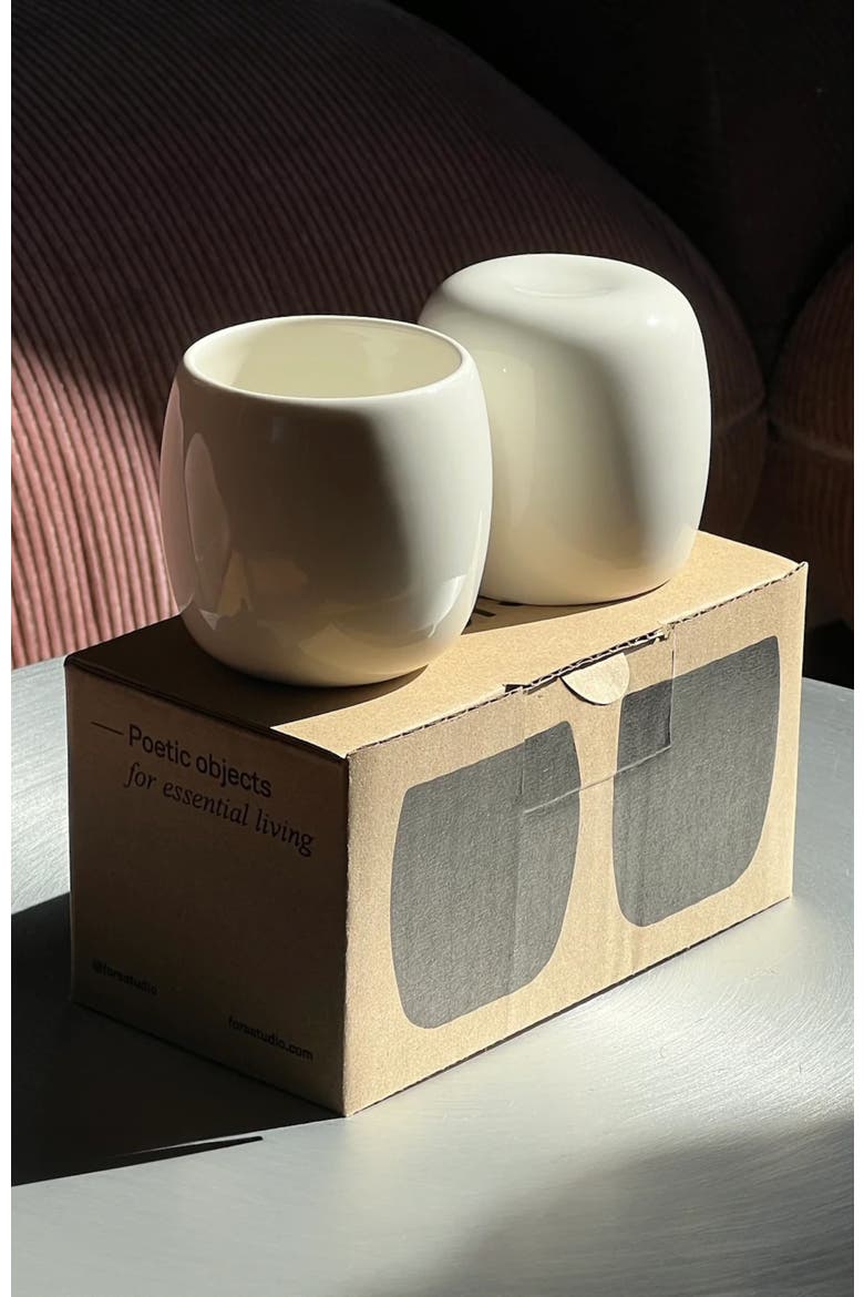 Small Cup - Set of 4, Alternate, color, White