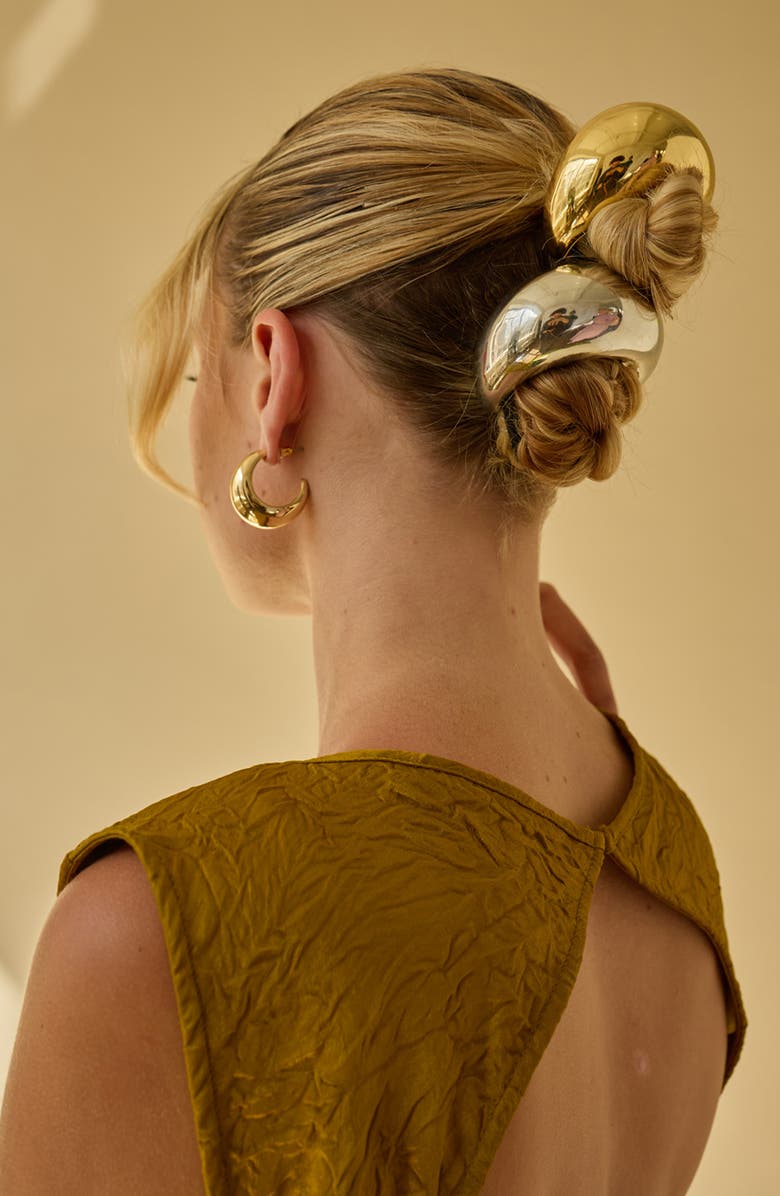 LELET NY Dome Pony Cuff, Alternate, color, Rhodium