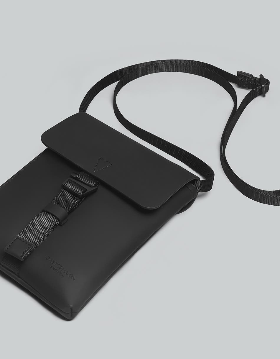 Gaston Luga Spläsh Mini Crossbody Bag - Black, Alternate, color, Black