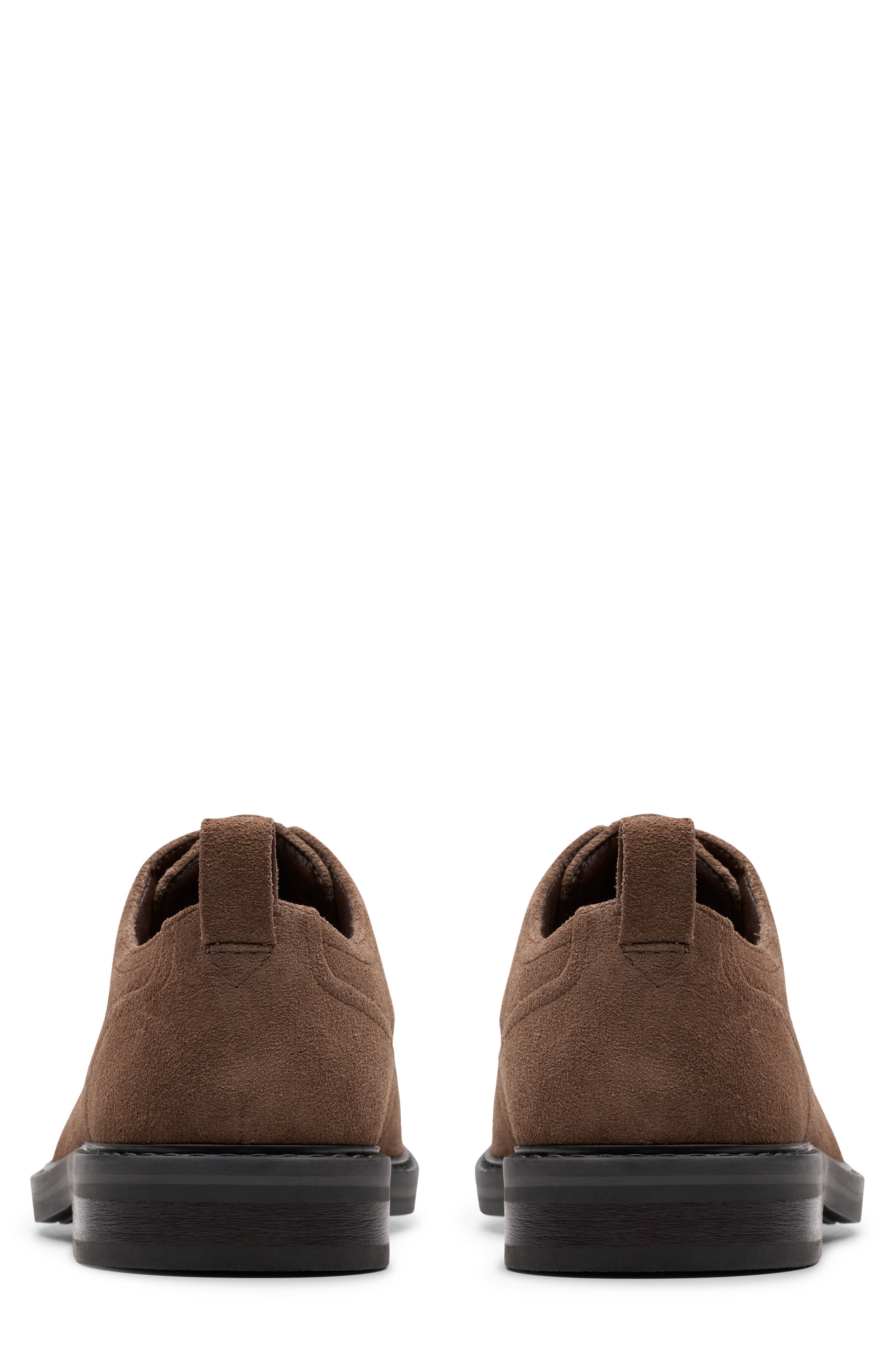 Aldwin Plain Toe Derby, Alternate, color, BROWN SDE