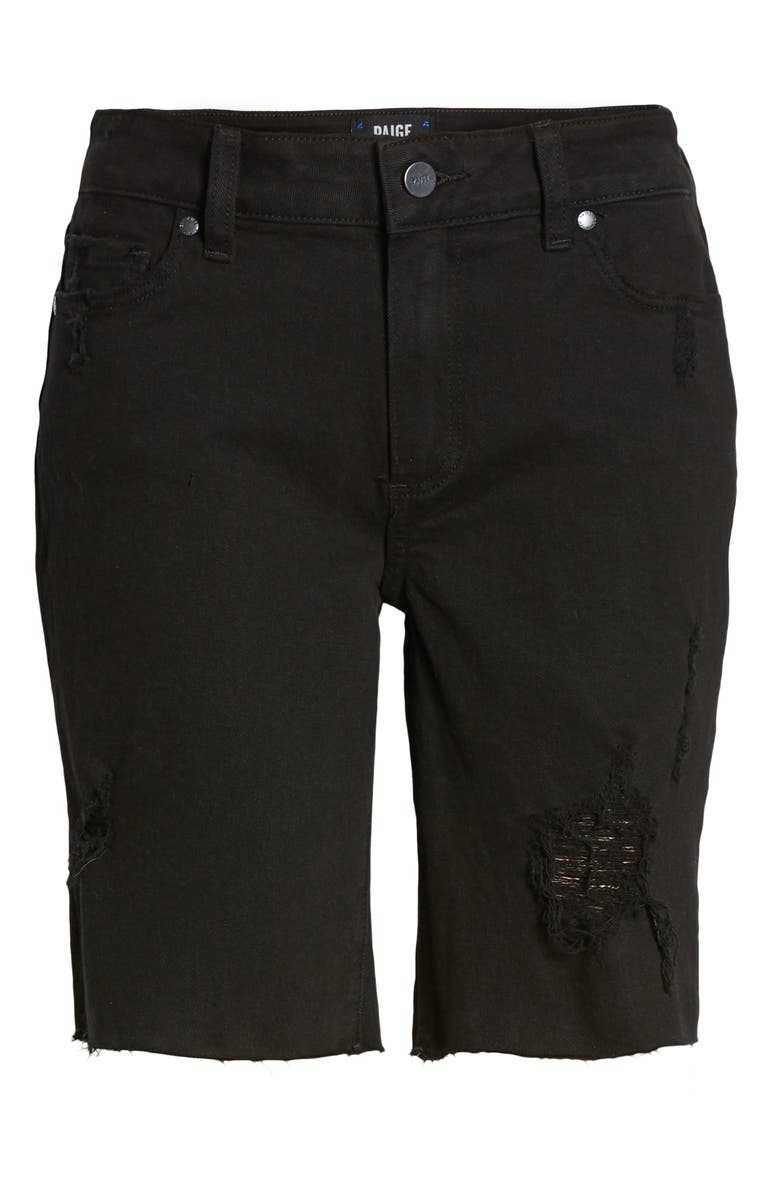 PAIGE Jax Cutoff Denim Bermuda Shorts, Alternate, color,