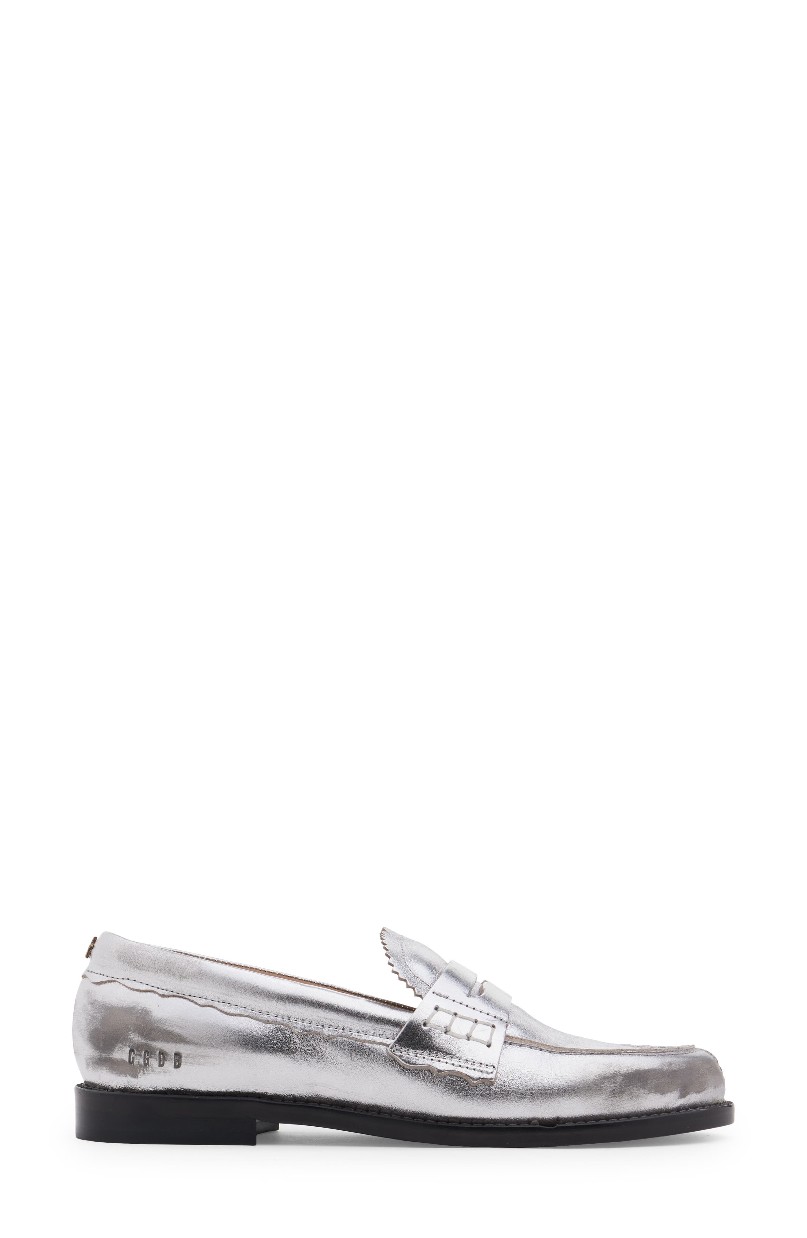 Golden Goose Jerry Penny Loafer, Alternate, color, Silver