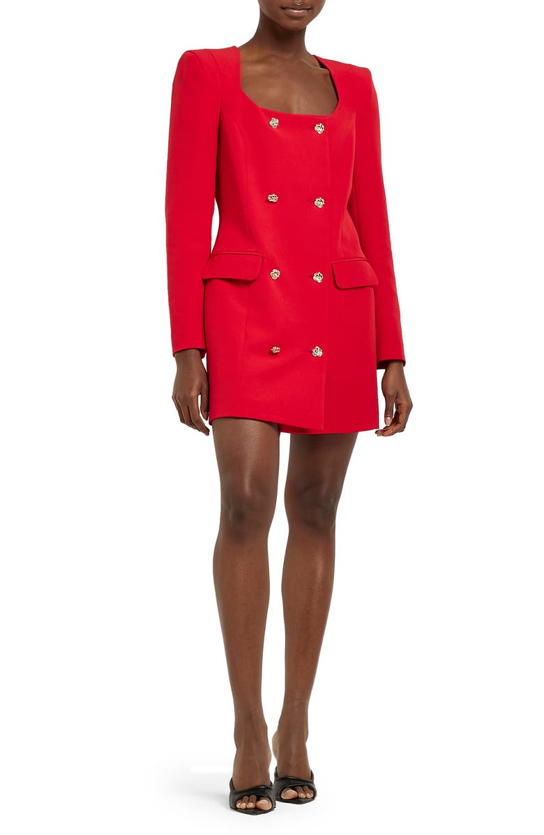 River Island Double Breasted Blazer Dress, Main, color, 