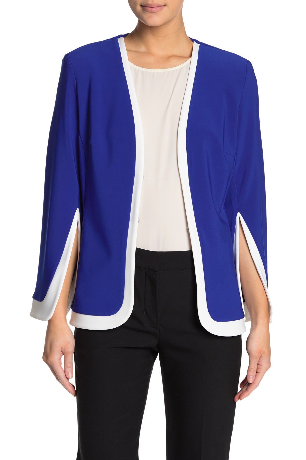 Joseph Ribkoff Slit Sleeve Colorblock Jacket (Women) | Nordstromrack
