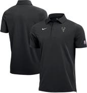 Nike Men's Nike Black Milwaukee Bucks 2025/26 Authentic Dri-FIT Coaches Polo