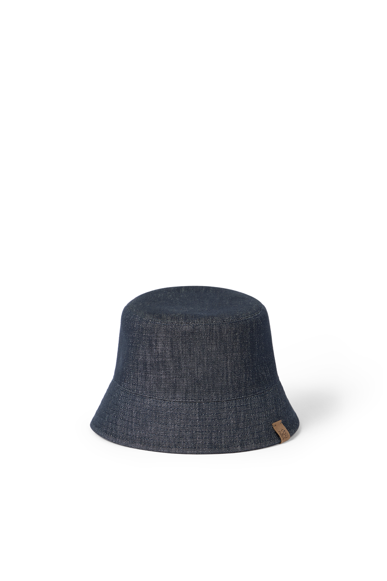 Bucket hat with logo, Main, color, Denim