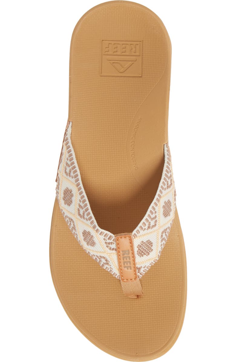 Reef Ortho-Bounce Woven Flip Flop, Alternate, color,