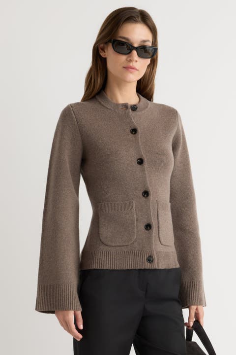 Eames Cotton Wool Button Cardigan