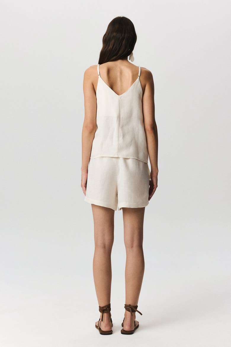 Seta Strappy Top, Alternate, color, Ivory