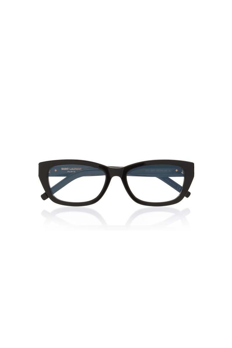 55mm Cat Eye optical glasses, Alternate, color, Black