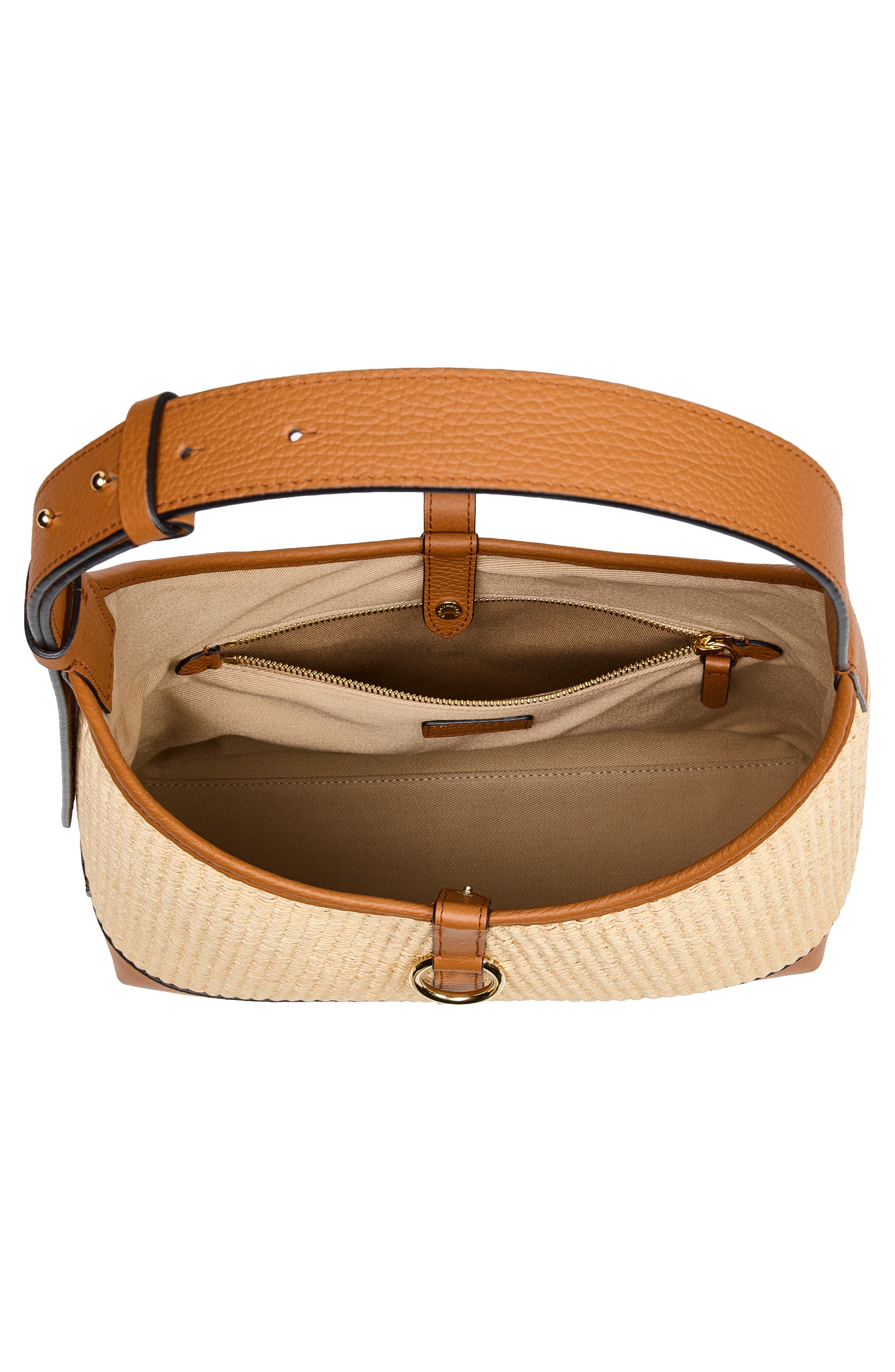 Kite Raffia Hobo Bag, Alternate, color, TAN/ NATURAL
