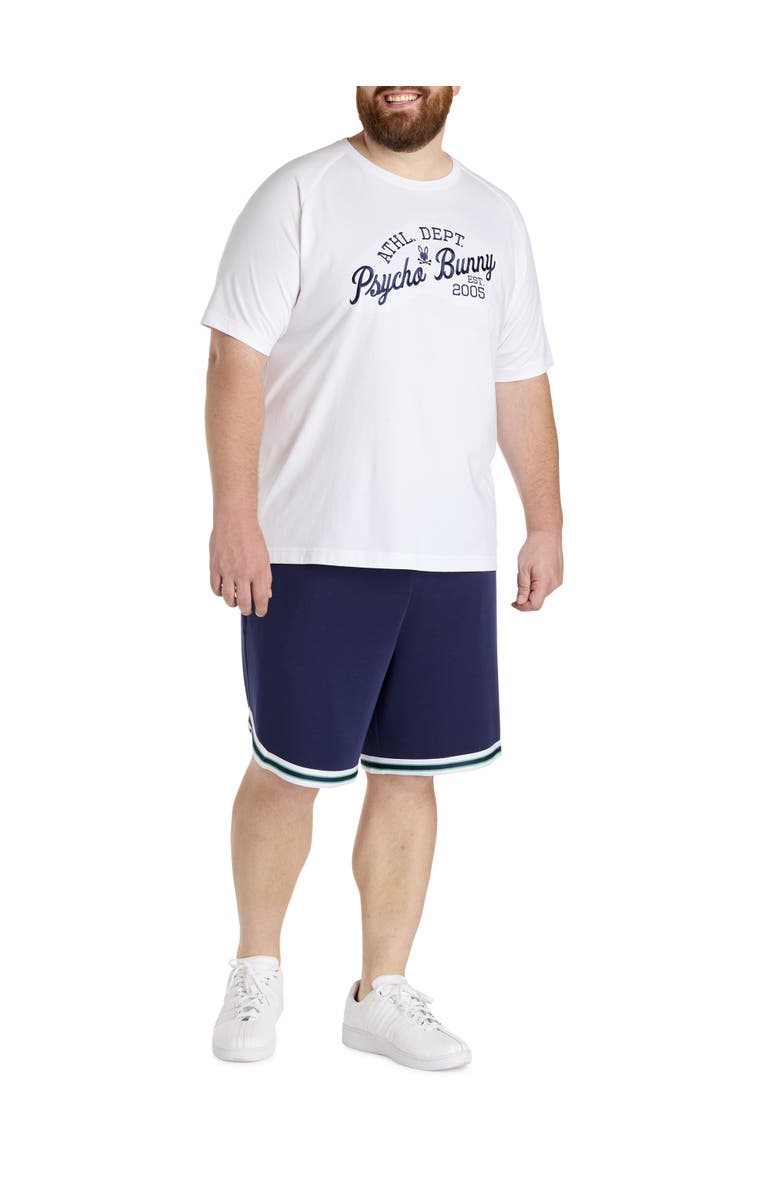 Psycho Bunny Big & Tall Fenton Graphic Tee, Alternate, color, White