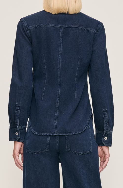 Dl1961 Ines Denim Button-up Shirt In Blue