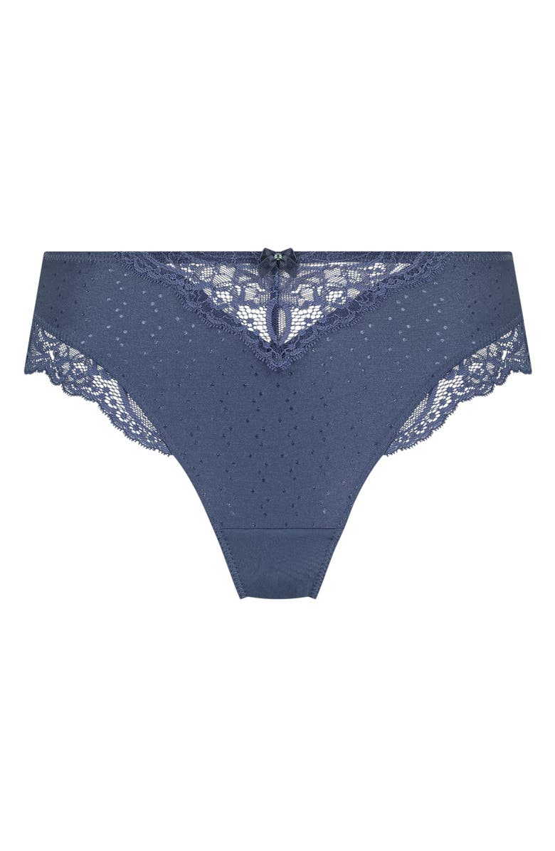 Hunkemöller Sophie High Knickers, Alternate, color, Blue Indigo