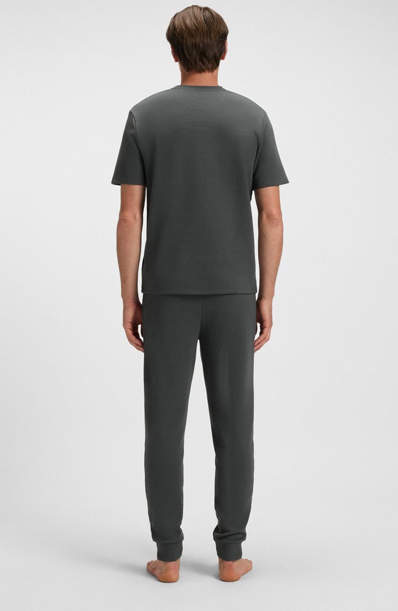 BOSS Waffle Knit Lounge T-Shirt, Alternate, color, Open Green