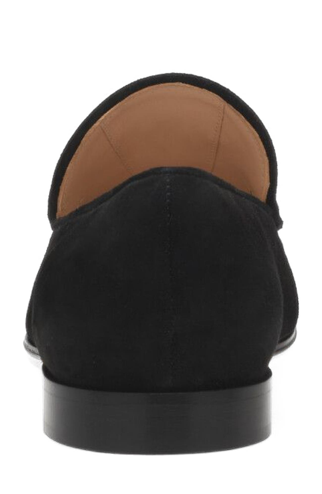 Vittoria Mocassin, Alternate, color, Black Suede