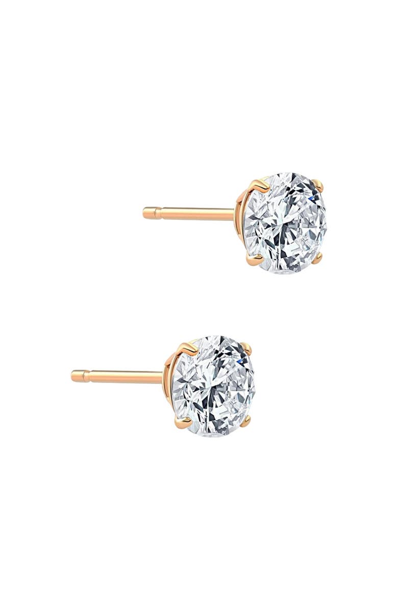 Bliss Diamond 1 1/2ct Lab Grown Diamond Studs 14k Gold Earrings, Alternate, color, 14K Yellow Gold