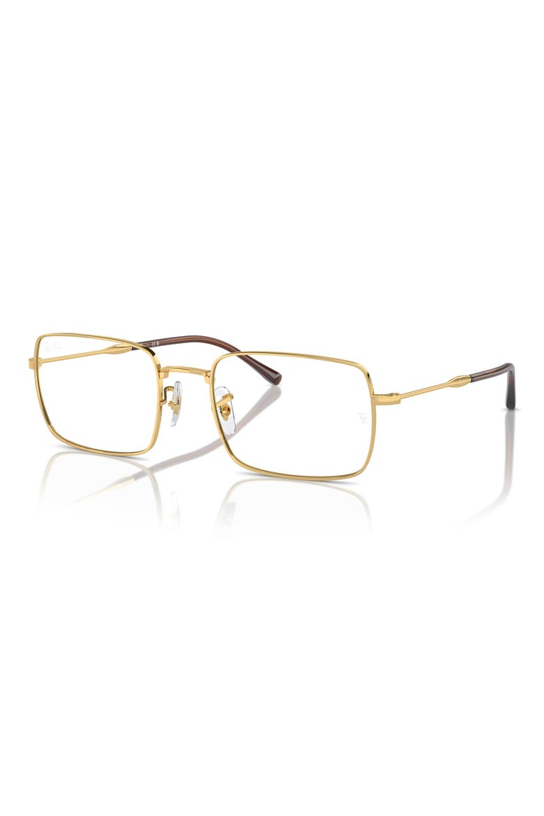 55mm Rectangle Optical Glasses, Alternate, color, ARISTA