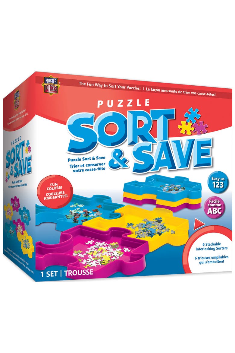 Jigsaw Puzzle Sorting Trays, Main, color, Multicolor