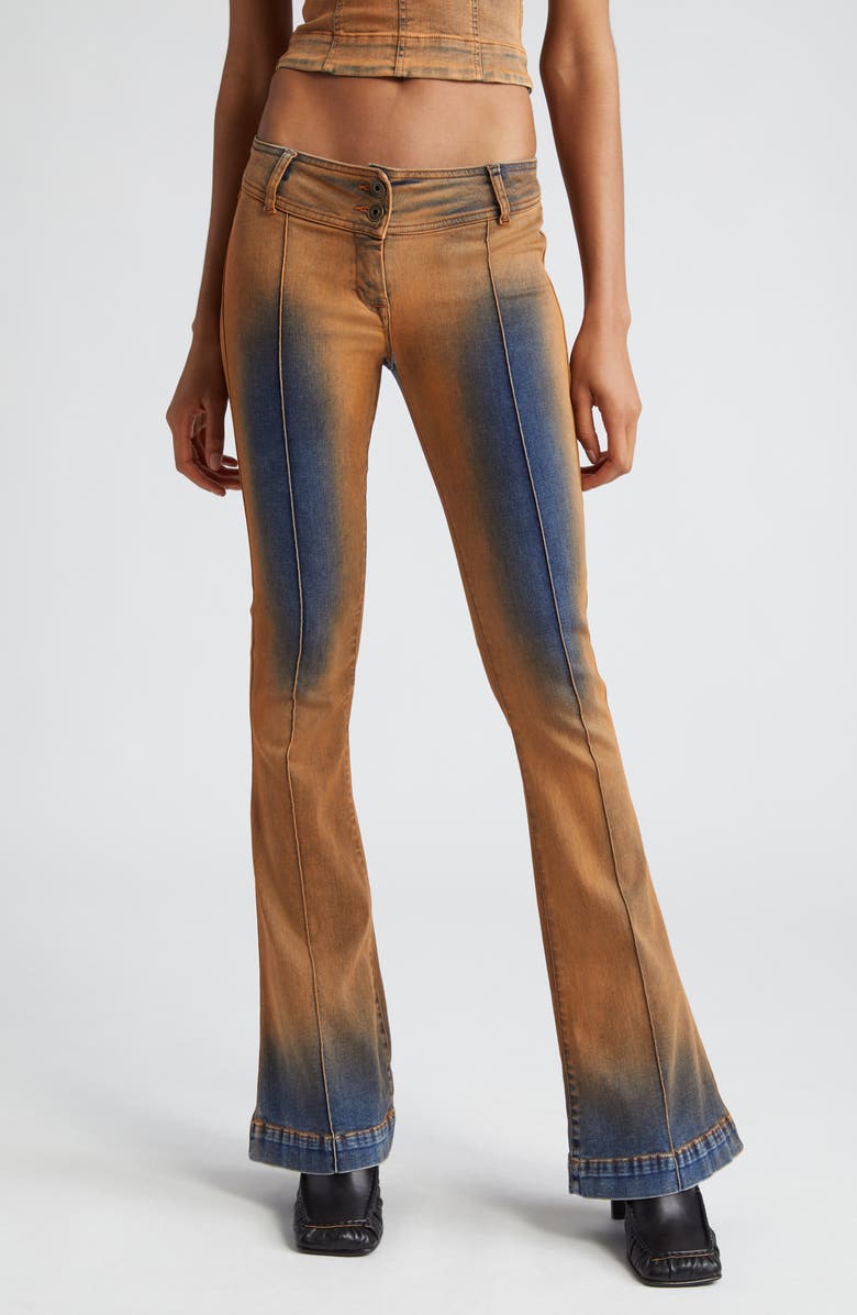 Knwls Harley Low Rise Stretch Denim Flare Leg Jeans, Main, color, 