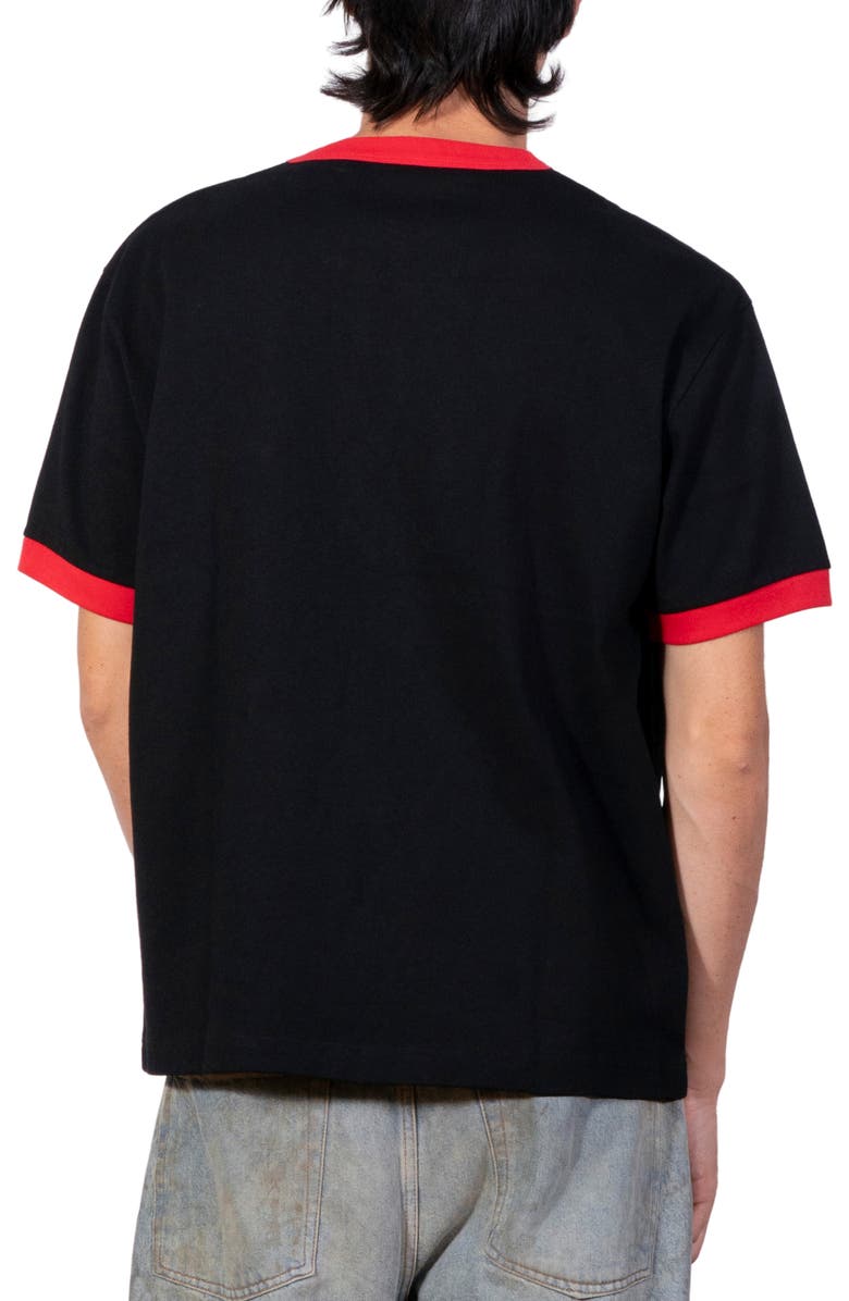 PLEASURES x Richard Bernstein Cake Ringer Graphic T-Shirt, Alternate, color, Black