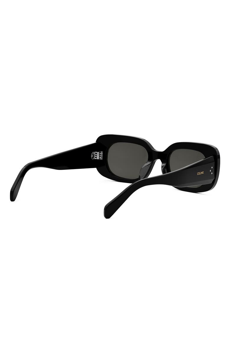 CELINE Bold 3 Dots 51mm Rectangular Sunglasses, Alternate, color,