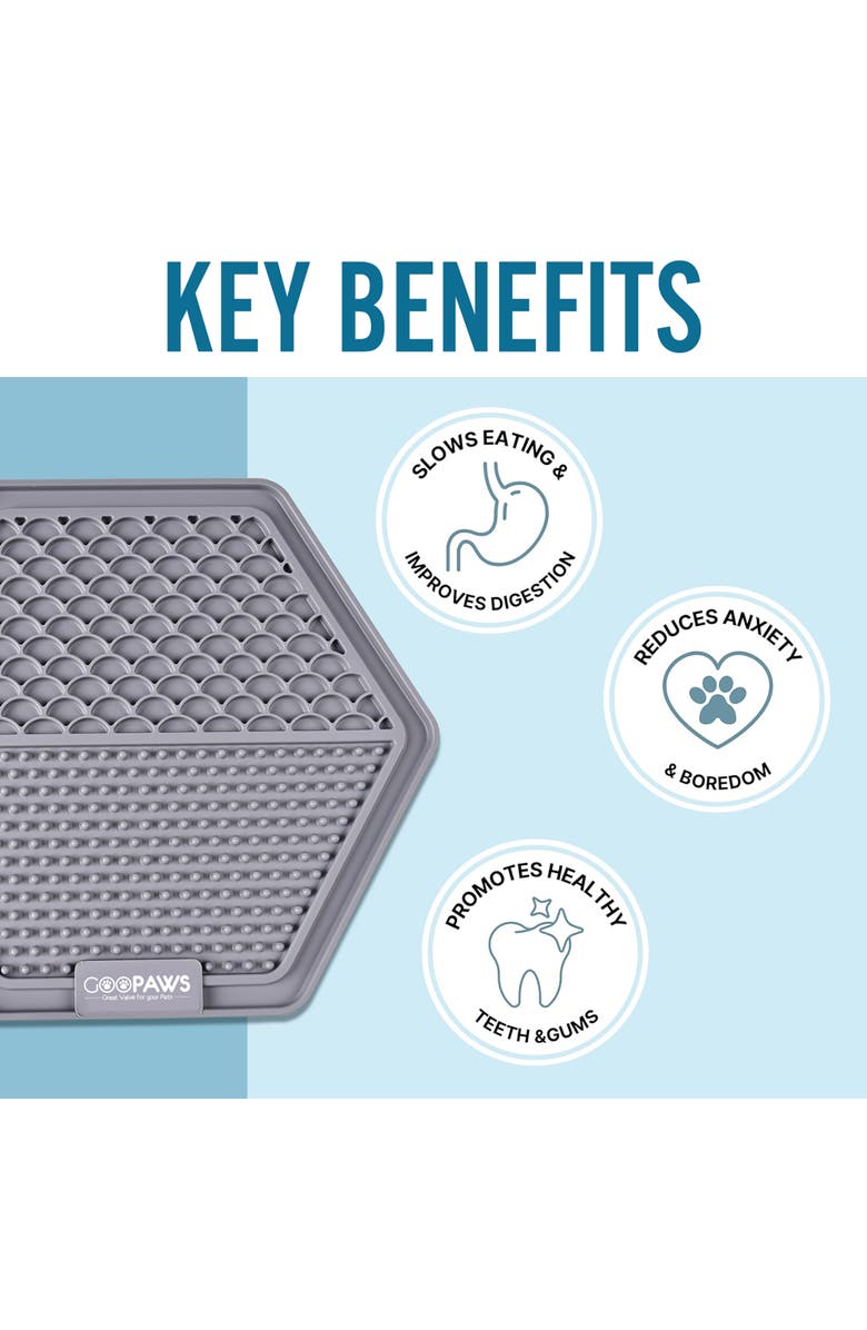 GOOPAWS 3Pack Licking Mats, Alternate, color, Multicolored