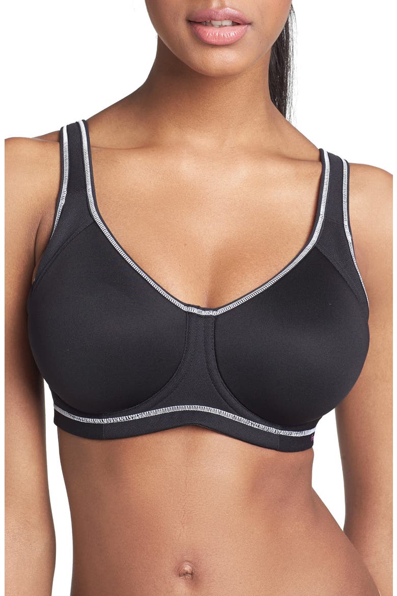 Sonic Underwire Sports Bra, Main, color, STORM