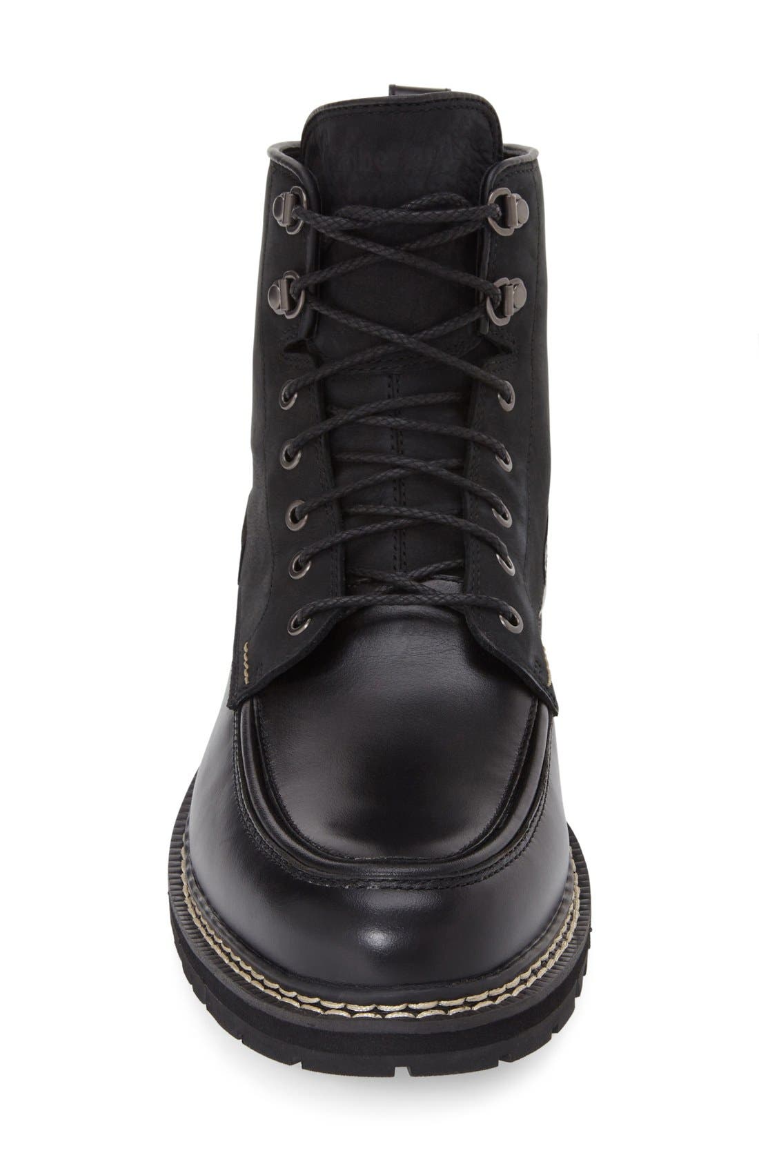 'Britton Hill' Waterproof Boot, Alternate, color, BLACK