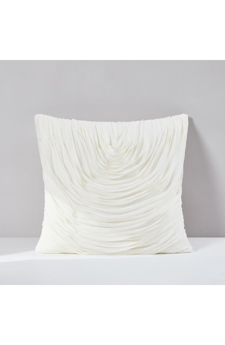 Chuks Collins x Lush Decor Veils Pillow Cover, Main, color, Cream