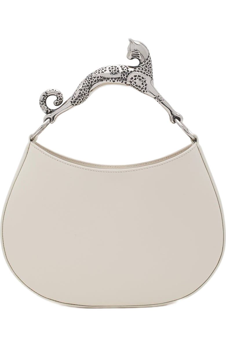 Lanvin HOBO CAT LEATHER BAG, Alternate, color,