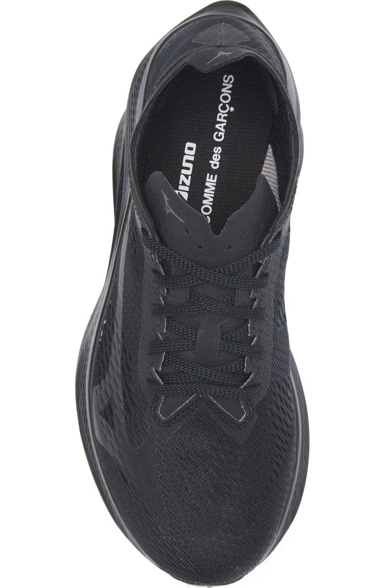 Comme des Garçons x Mizuno Wave Rebellion Pro 3 Sneaker, Alternate, color, Black