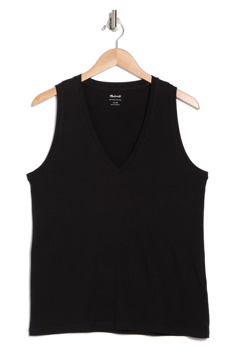 Madewell Softfade V-Neck Tank, Alternate, color,