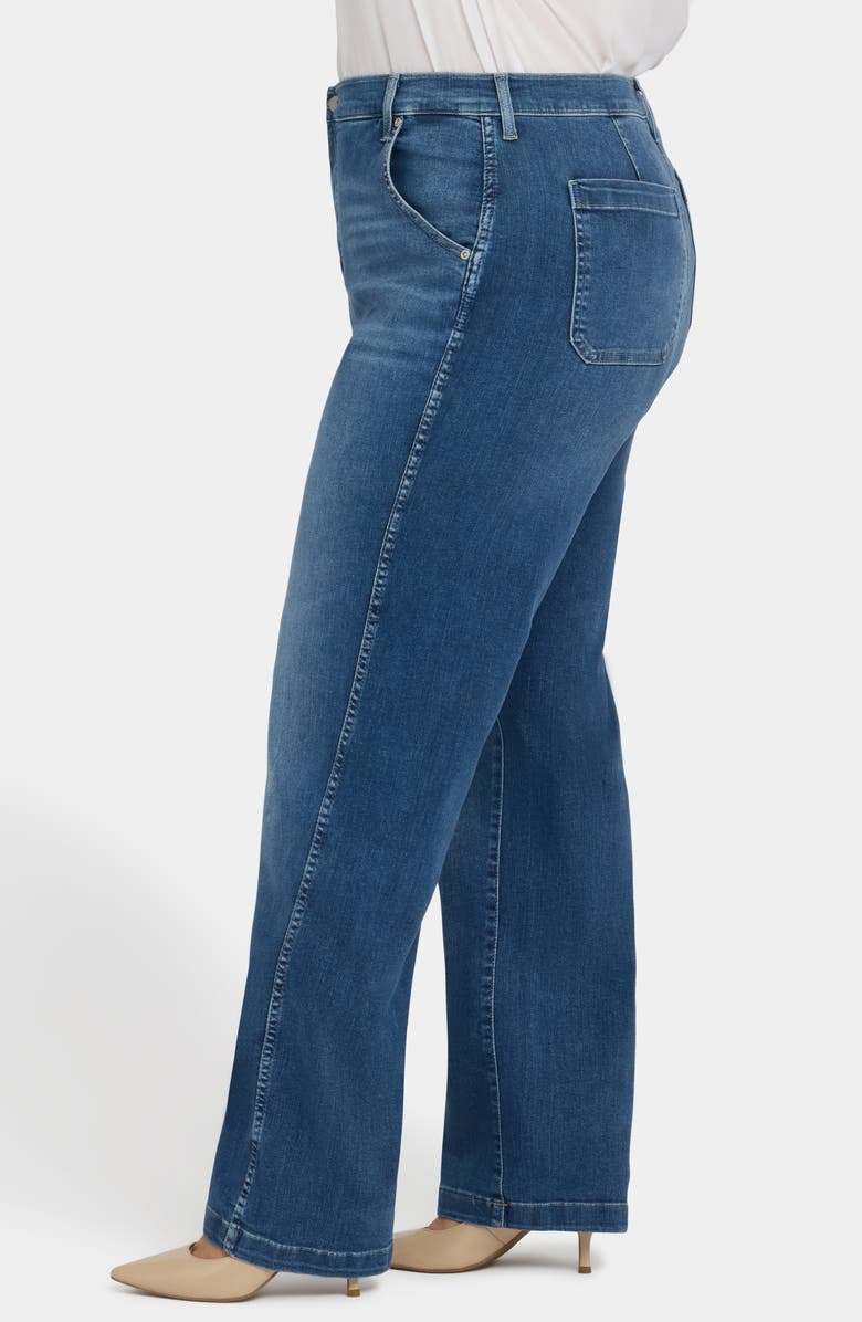NYDJ Brooke High Waist Loose Straight Leg Jeans, Alternate, color, Opera Blue