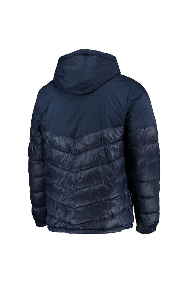 Men's G-III Sports by Carl Banks Navy St. Louis Cardinals Storm Hoodie Full-Zip Puffer Jacket, Alternate, color, Navy