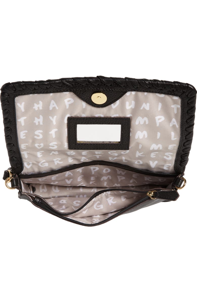 Aimee Kestenberg Glee Leather Crossbody Clutch, Alternate, color,