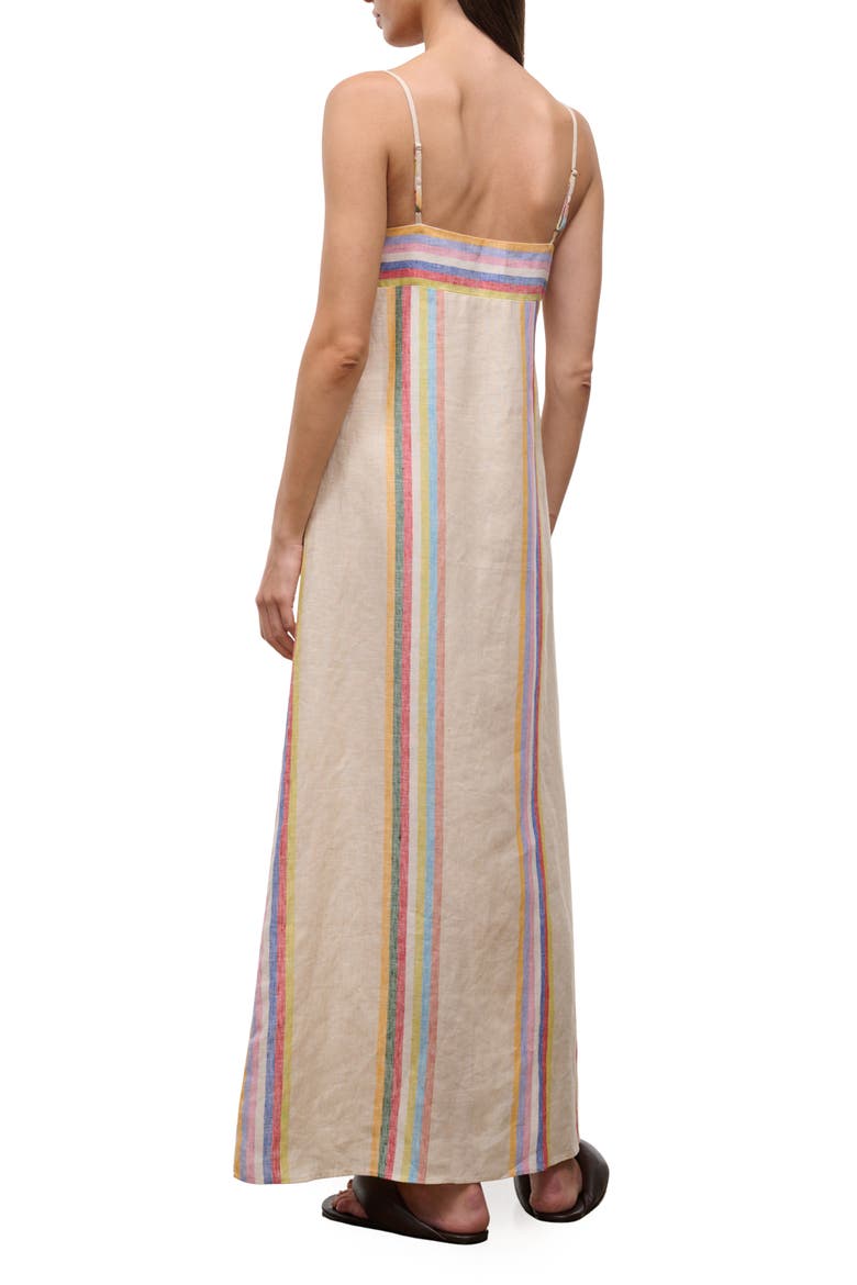 Laura Stripe Linen Maxi Dress, Alternate, color, DAY TRIP STRIPE