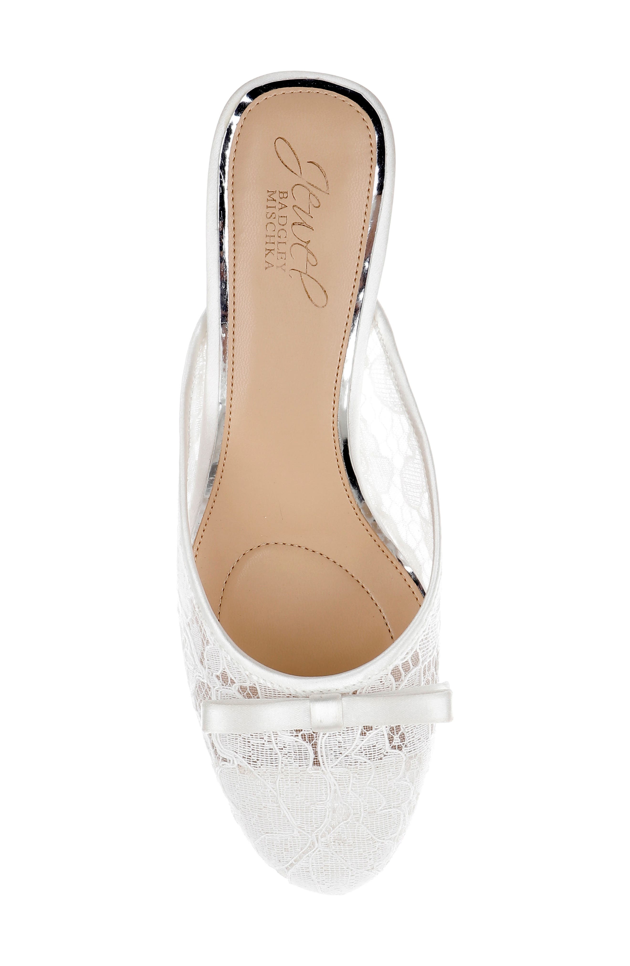 Elliot Mule, Alternate, color, IVORY SATIN