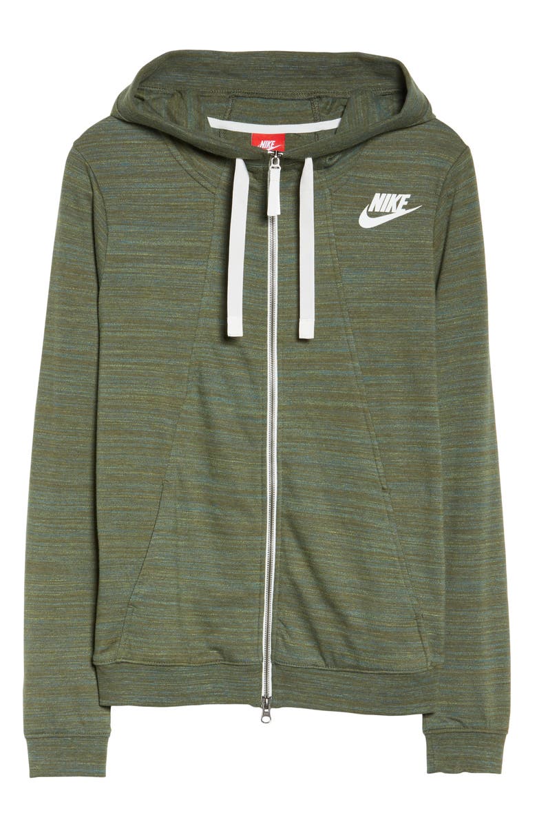 Nike Gym Zip Hoodie, Alternate, color, 