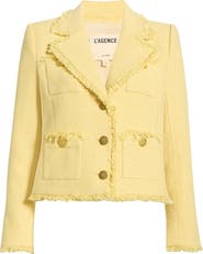 L'AGENCE Sylvia Metallic Blazer